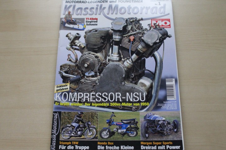 Deckblatt MO Klassik Motorrad (01/2009)